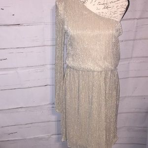 One shoulder mini dress